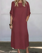 Vestido Casual Mujer de Lino Susan