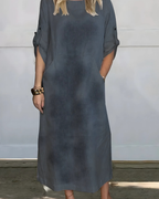 Vestido Casual Mujer de Lino Susan