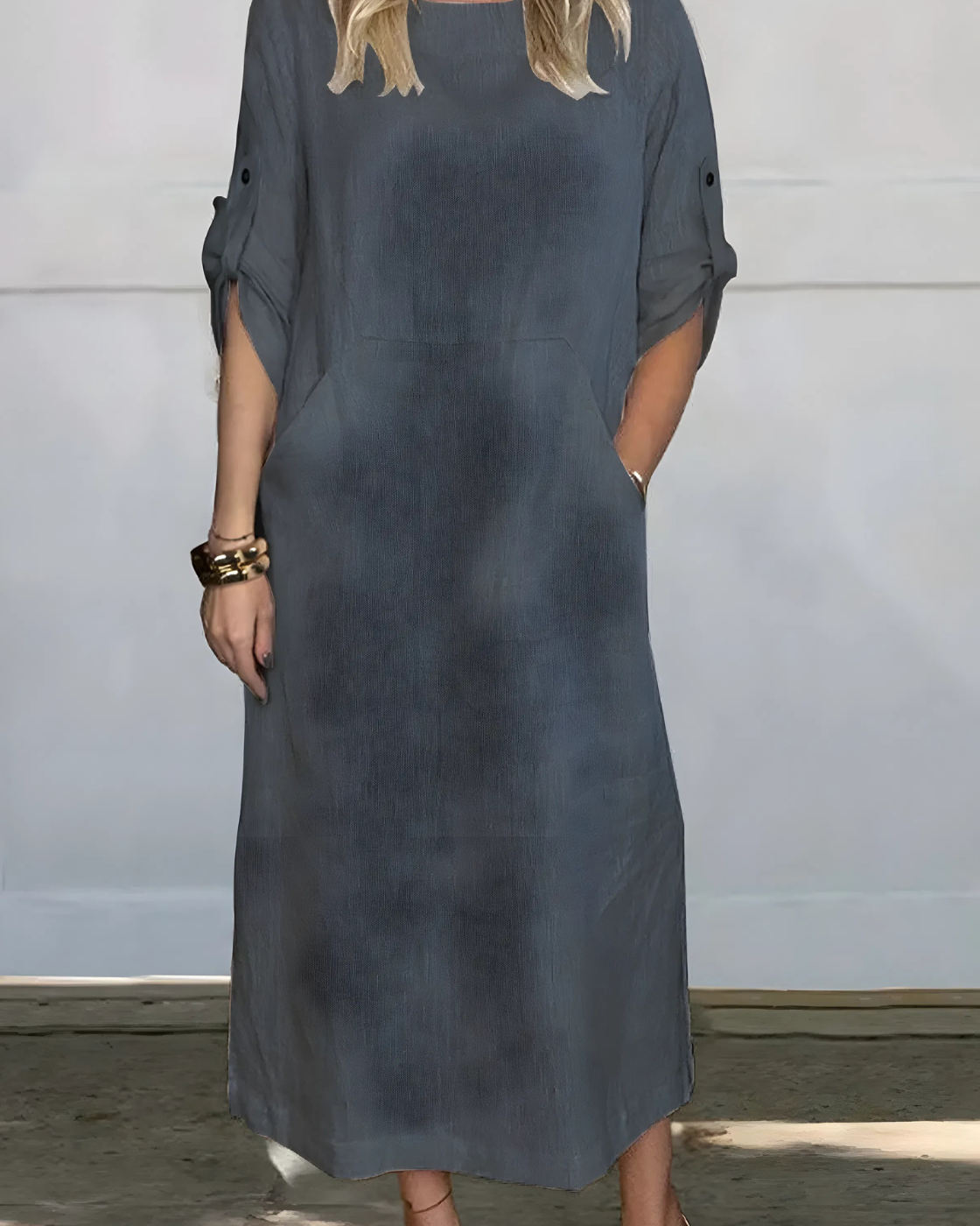 Vestido Casual Mujer de Lino Susan
