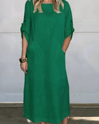 Vestido Casual Mujer de Lino Susan
