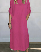 Vestido Casual Mujer de Lino Susan