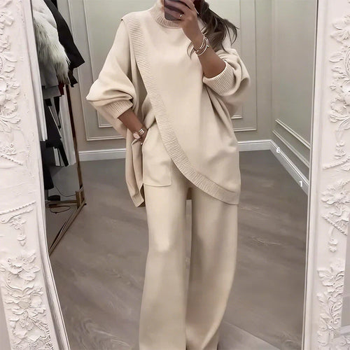 Conjunto Mujer Oversize Suéter y Pantalón Atena