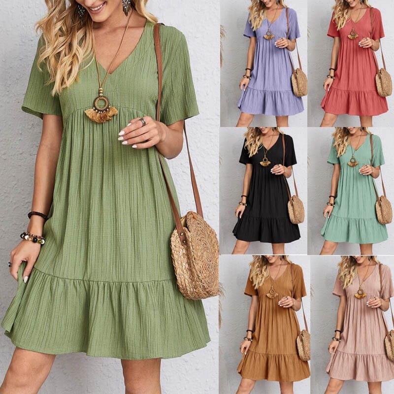 Vestido Corto Mujer Clásico y Elegante Berenice